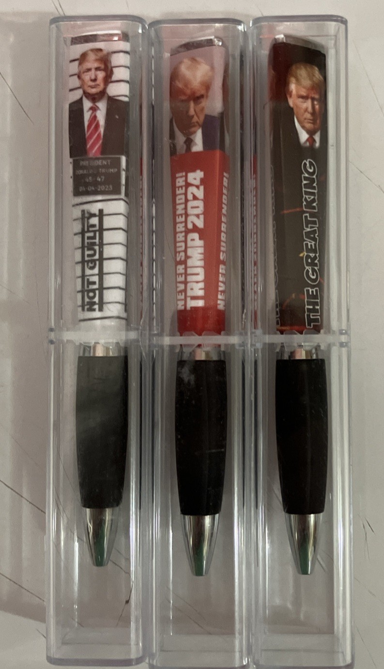 Donald Trump Presidential Pens (3) – Very Nice! – Sealed