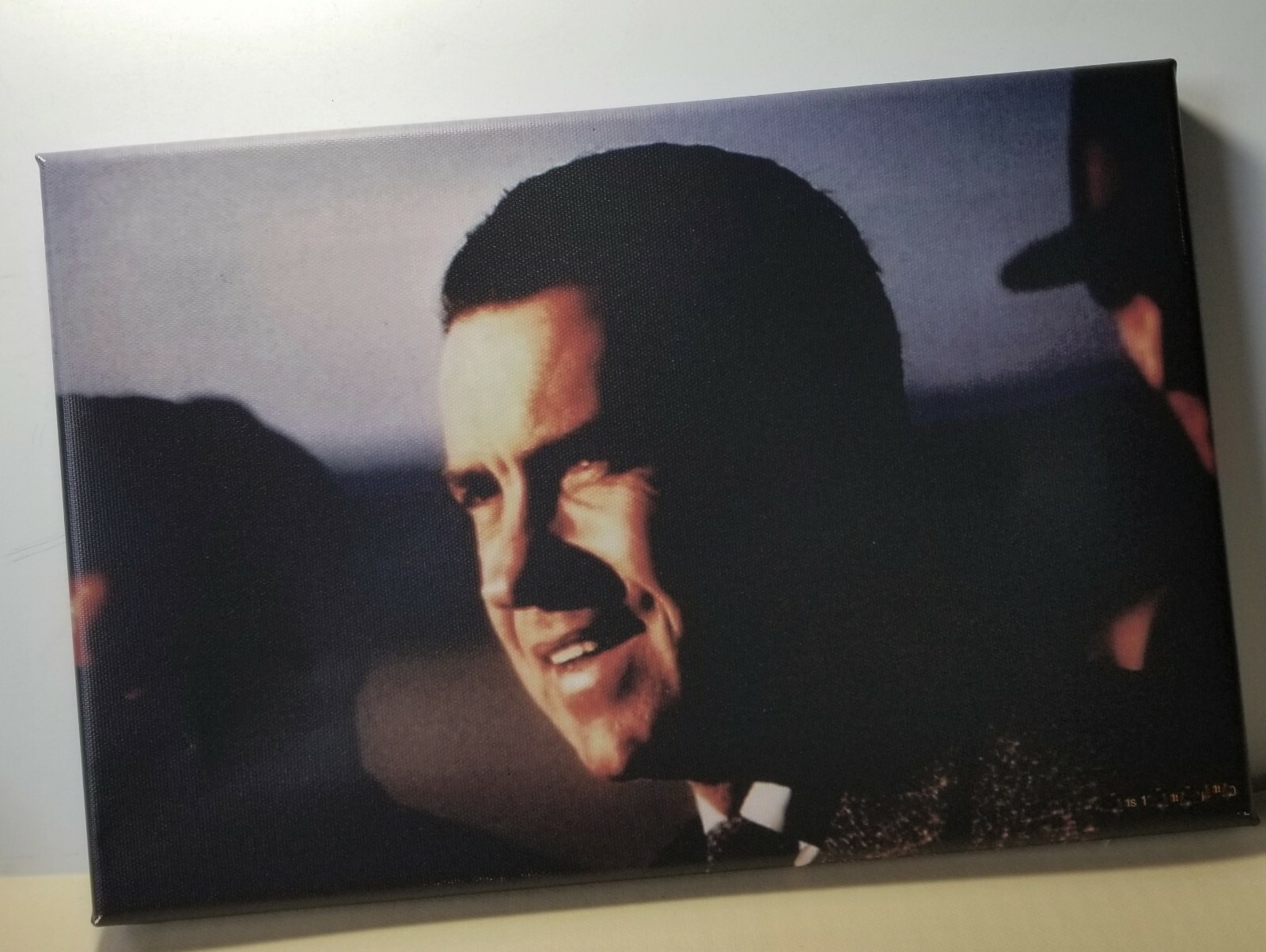 Richard Nixon 1960 During the Election MY Kodachrome on Canvas 12×8, I took it!
