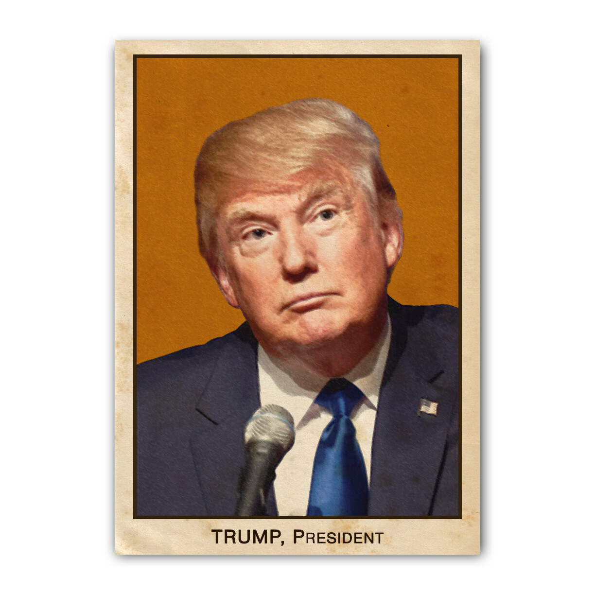 Donald Trump Novelty Custom 1909 T206 Style Presidential Baseball Card MAGA 2020