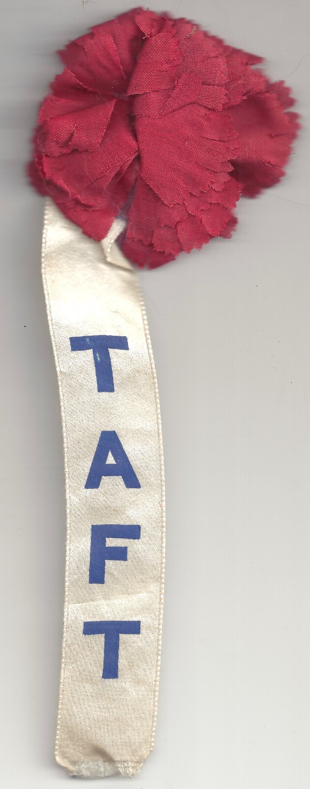 Robert TAFT Presidential Hopeful Ribbon with Fake Carnation