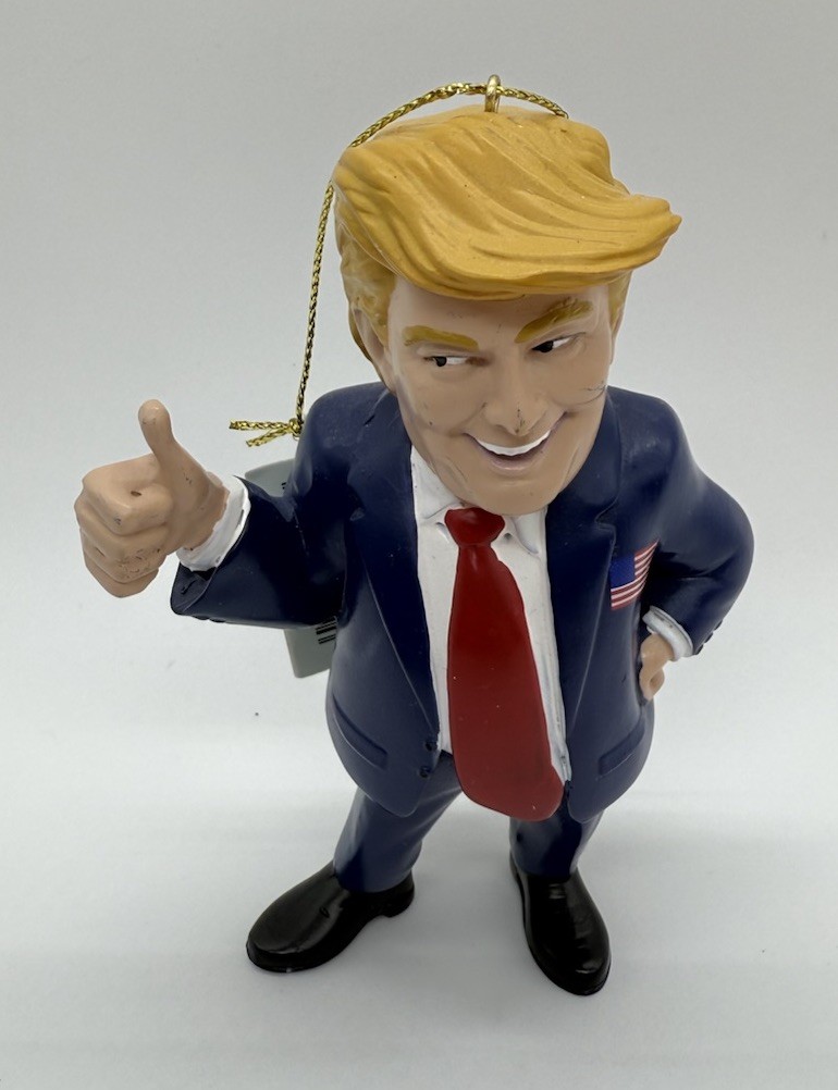 Kurt Adler ~President Trump “Thumbs Up”Resin Ornament NWT