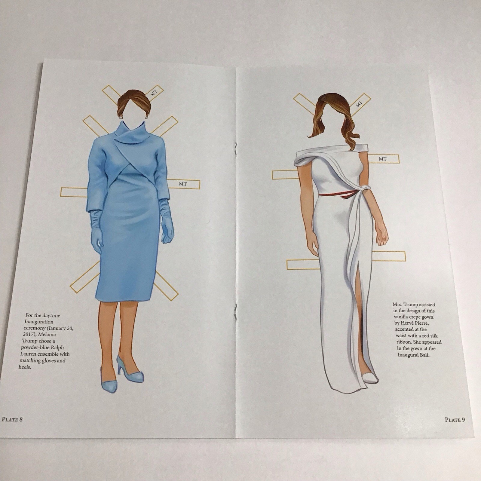President Donald Trump Paper Dolls Book Inaugural Edition by Tim Foley 2017 NEW