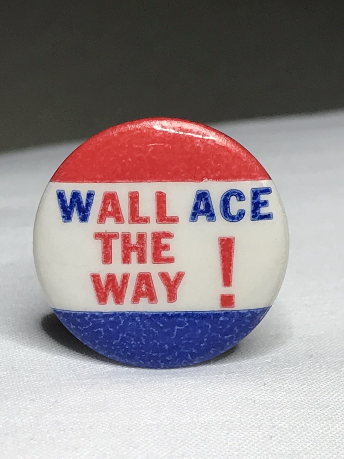 Vintage George Wallace Presidental Campaign Button Pin ~ wALLace THE WAY!