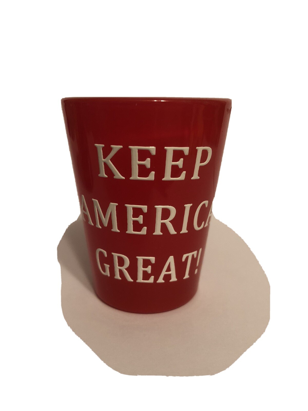 🇺🇸 MAGA President Donald Trump Keep america great _ shot glass Red 1 OZ