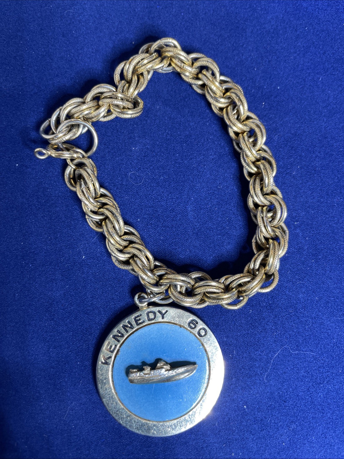 JFK Commemorative PT-109 Bracelet 1960