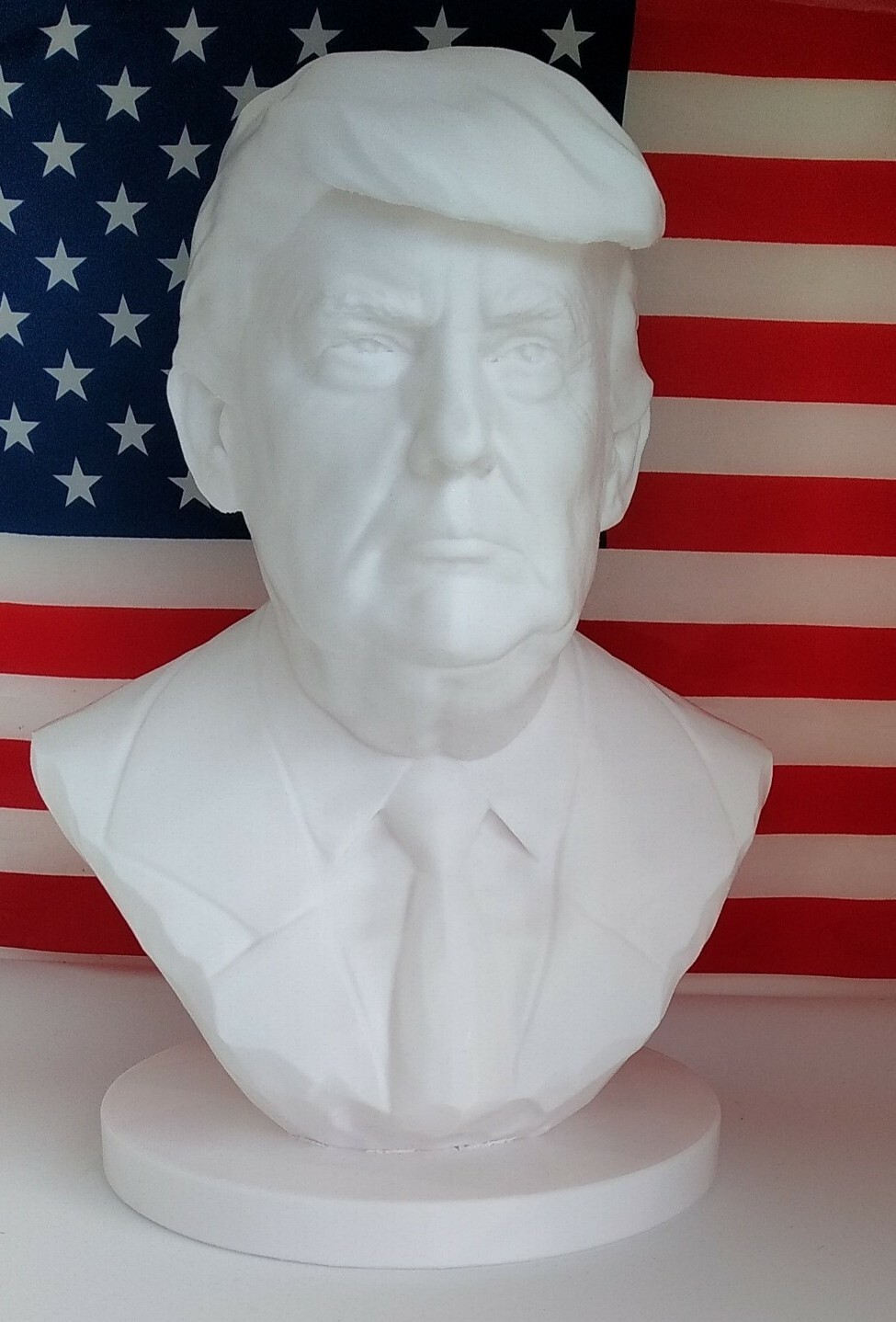 127MM 5″ Tall Not-HUGE! President Donald Trump Bust 2 FREE GIFTS 🎁🎁 3D Print