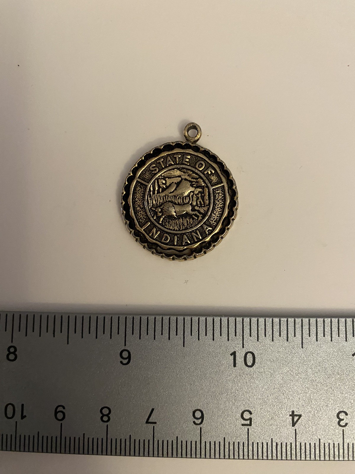 State Of Indiana Nixon Lodge Flicker Charm P118