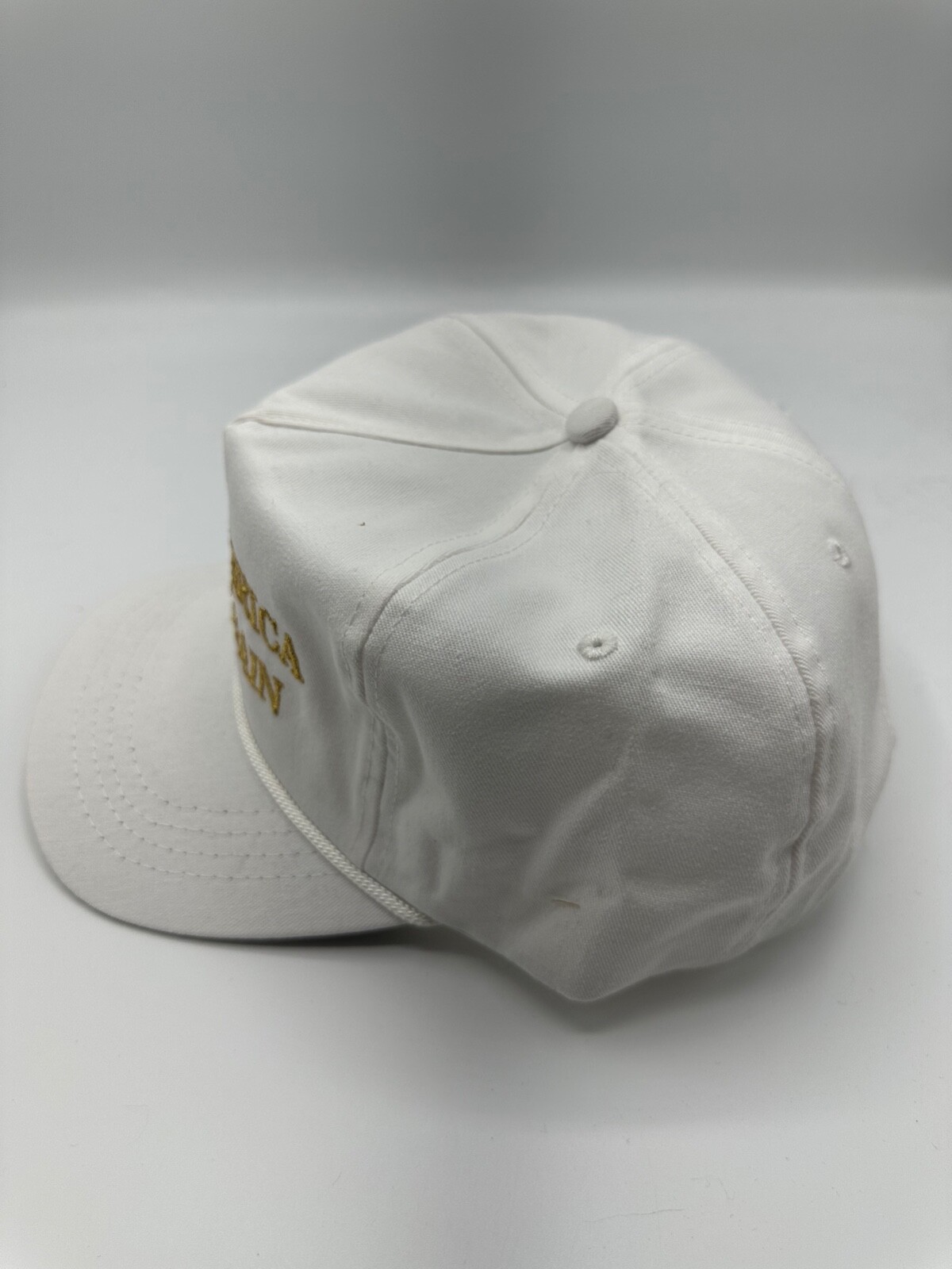 Official Make America Great Again Trump Cali Fame White Snapback Hat Cap