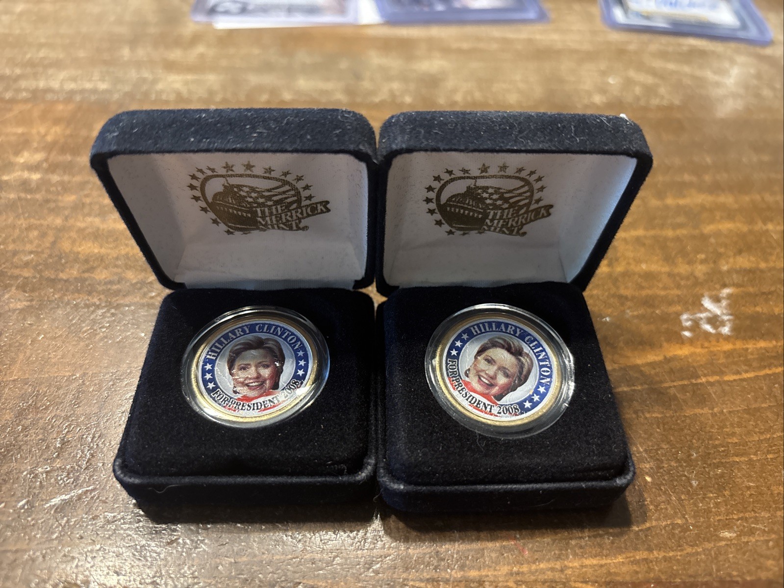 Two Hillary Clinton Commemorative Coins
