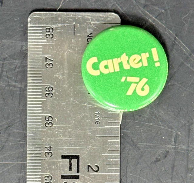 Vintage Jimmy Carter 1976 Campaign Button Lot (8) Carter for President