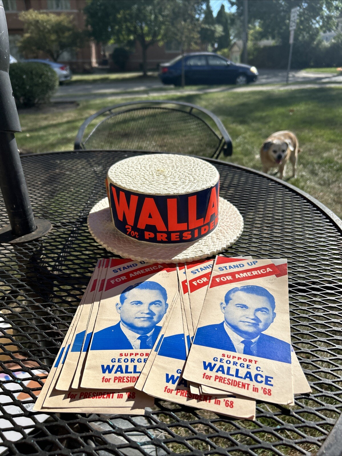 Huge Lot GEORGE WALLACE 15 Campaign Material Brochures & Bumper Stickers Hat