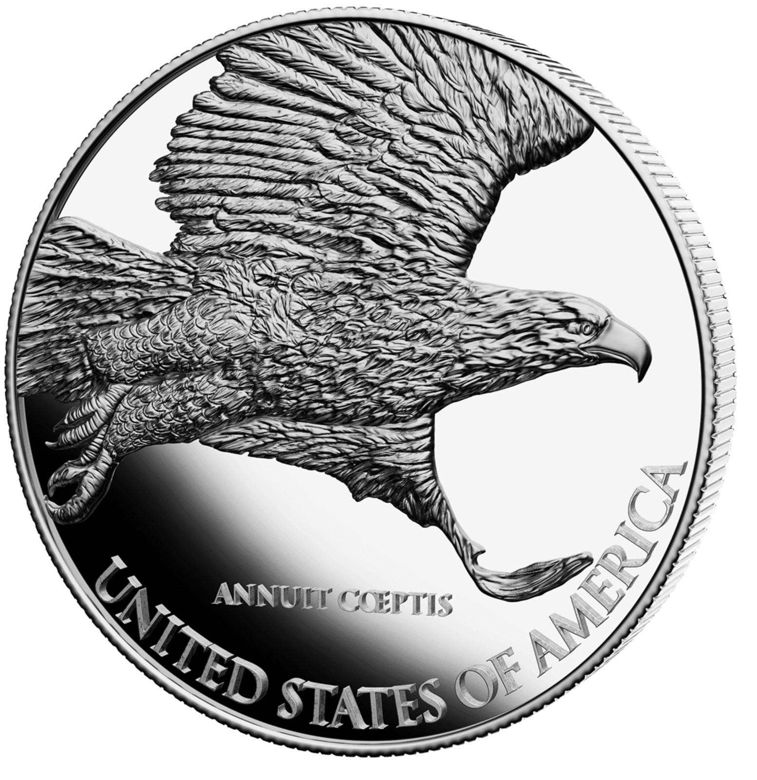 2023 Patriot Trump Silver Commemorative Coin, Reverse Flying American Eagle