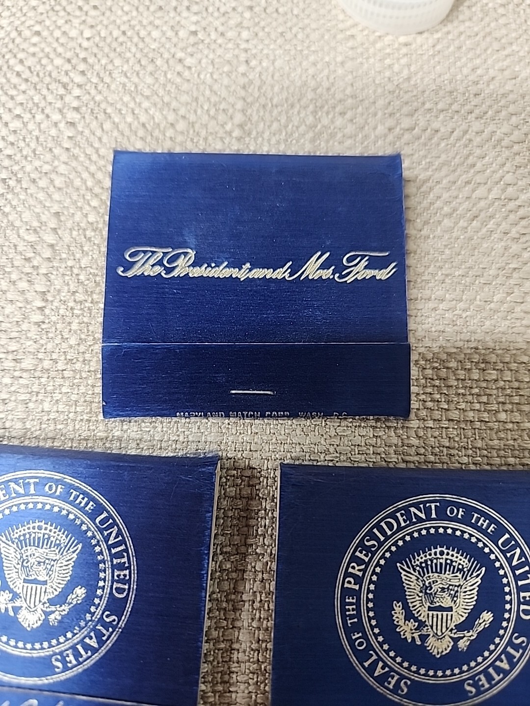Gerald Ford 3 match books campaign political The President And Mrs. Ford