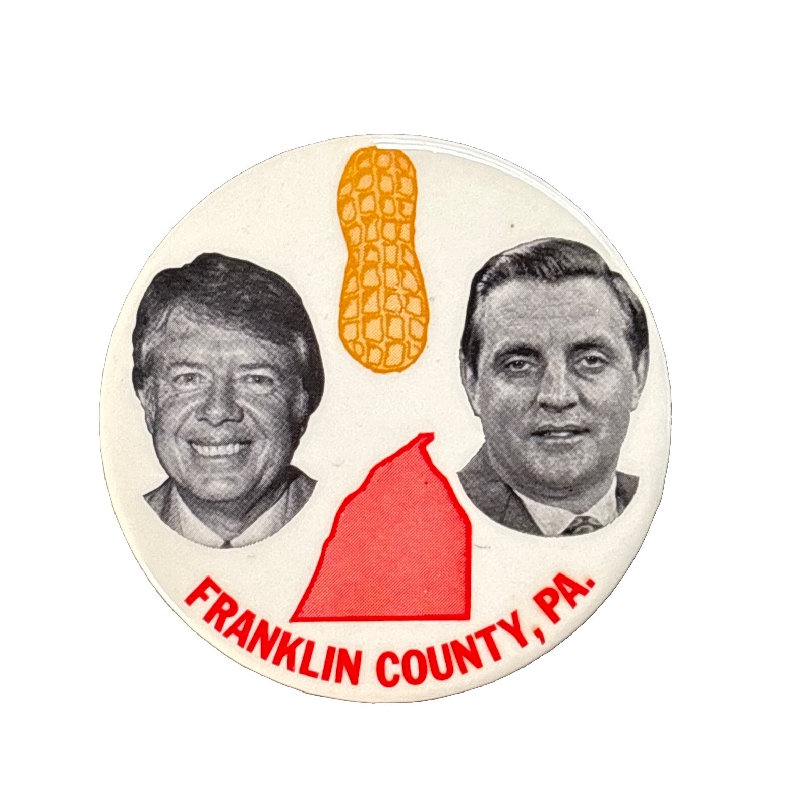 4 Different Jimmy Carter Walter & Mondale Buttons Franklin County Pennsylvania