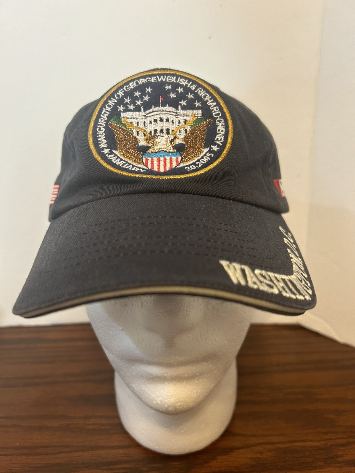 Presidential Inaugural 2005 Hat. Bush & Cheney.USA.Very Nice Embroidery
