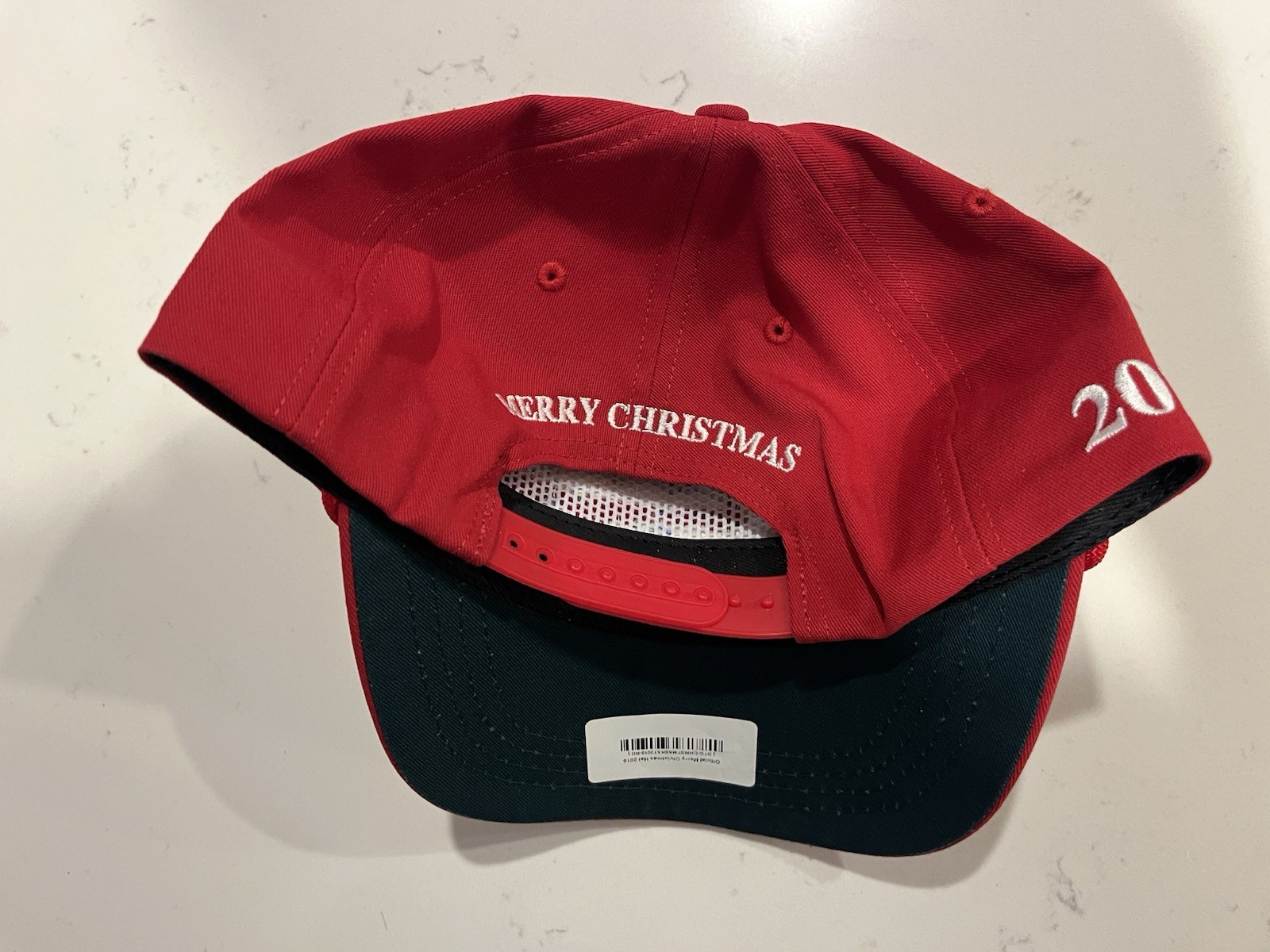 Official Donald Trump 2018 Christmas Red MAGA With Christmas Lights Hat NEW