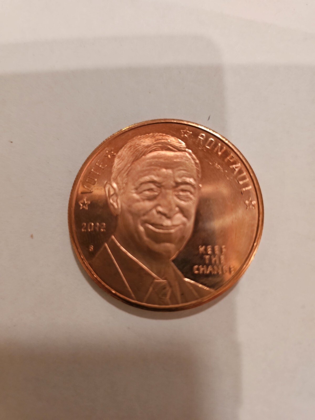 2012 Ron Paul .999 (1) oz Copper Coin