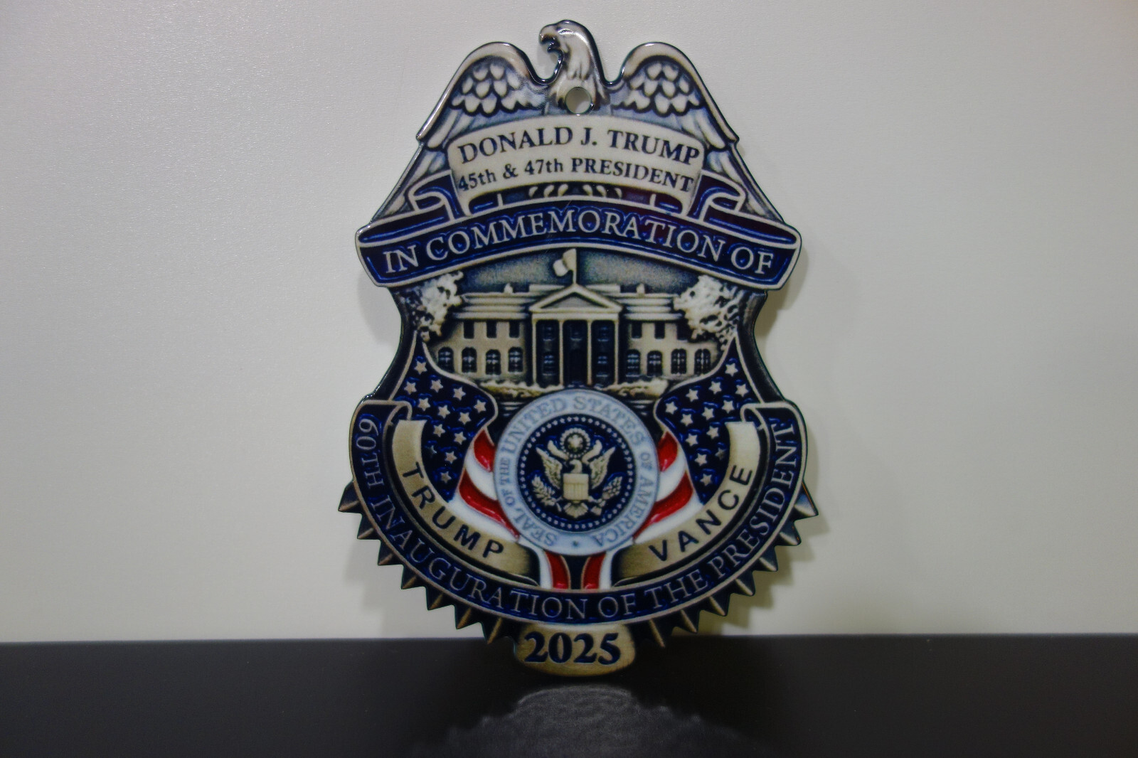 Commemorative President Donald J. Trump 45🦅47 Coin BADGE. 2025 INAUGURATION