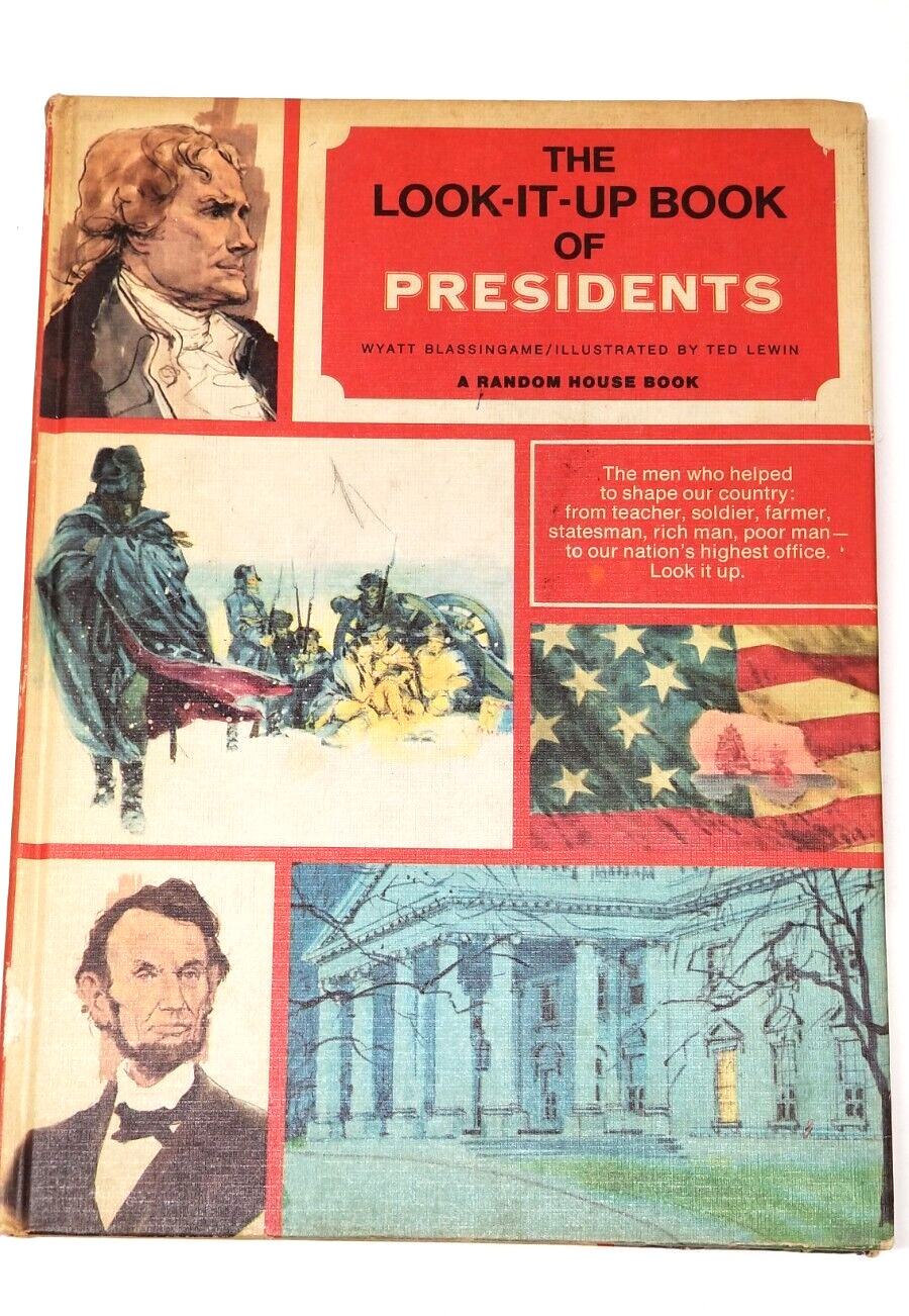 1968 THE LOOK-IT-UP BOOK OF PRESIDENTS