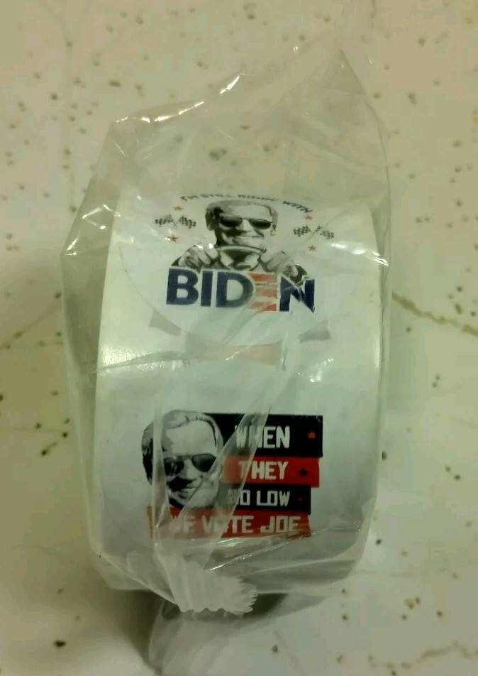 2024 Joe Biden Stickers Roll 500 pcs New Sealed