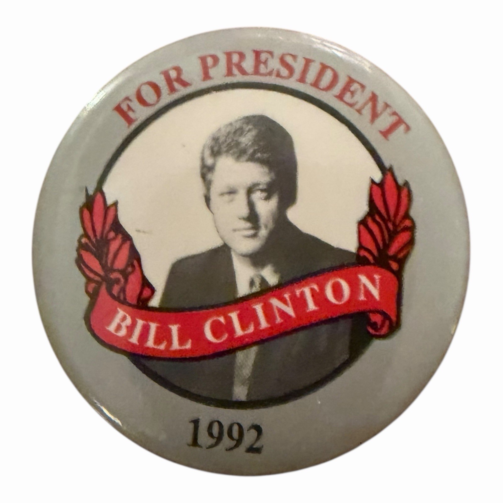 Bill Clinton Presidential Campaign Pin 1992