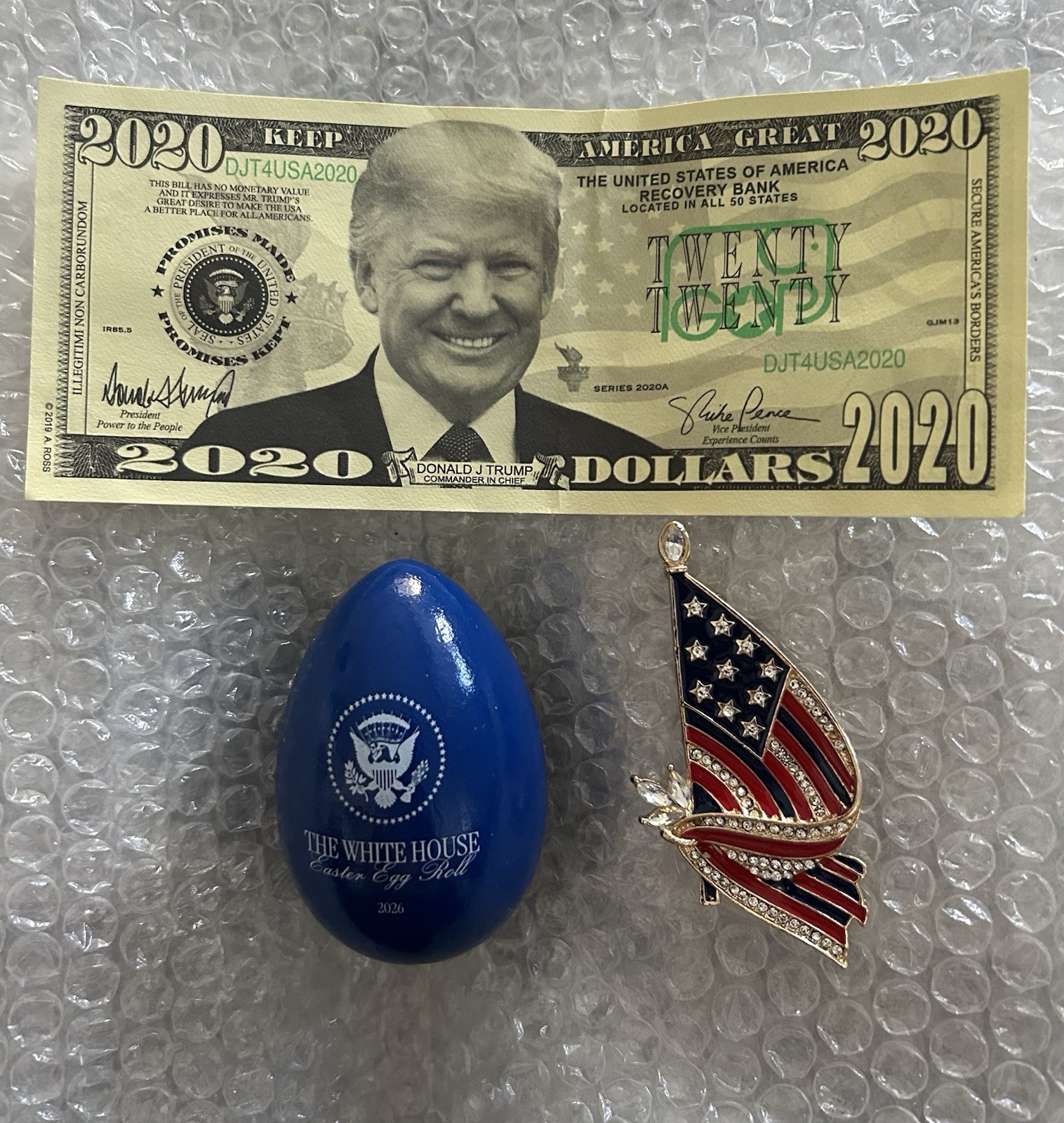 TRUMP WHITE HOUSE THANK YOU GIFT CARD SIGNED DONALD REPUBLICAN GOP OFFICIAL EXC