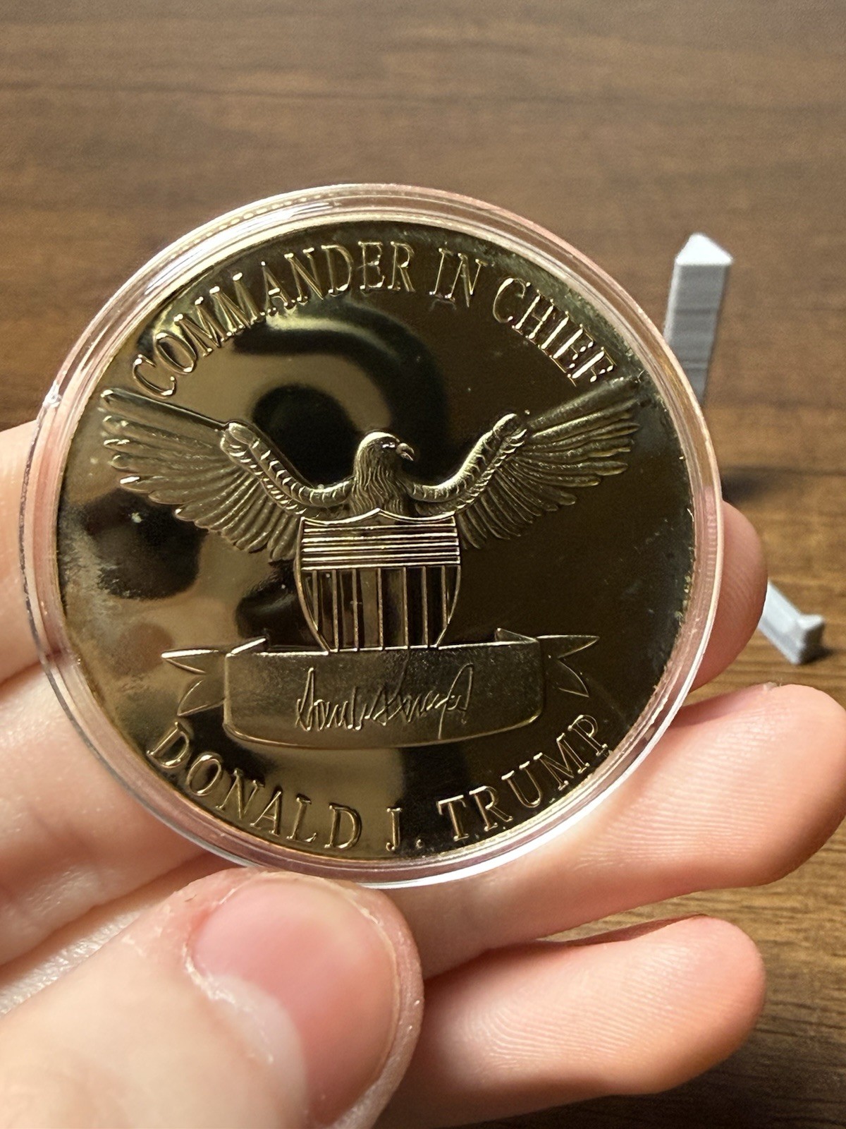 24K Gold Plated “Keep America Great” Donald Trump 2020 Commemorative Coin