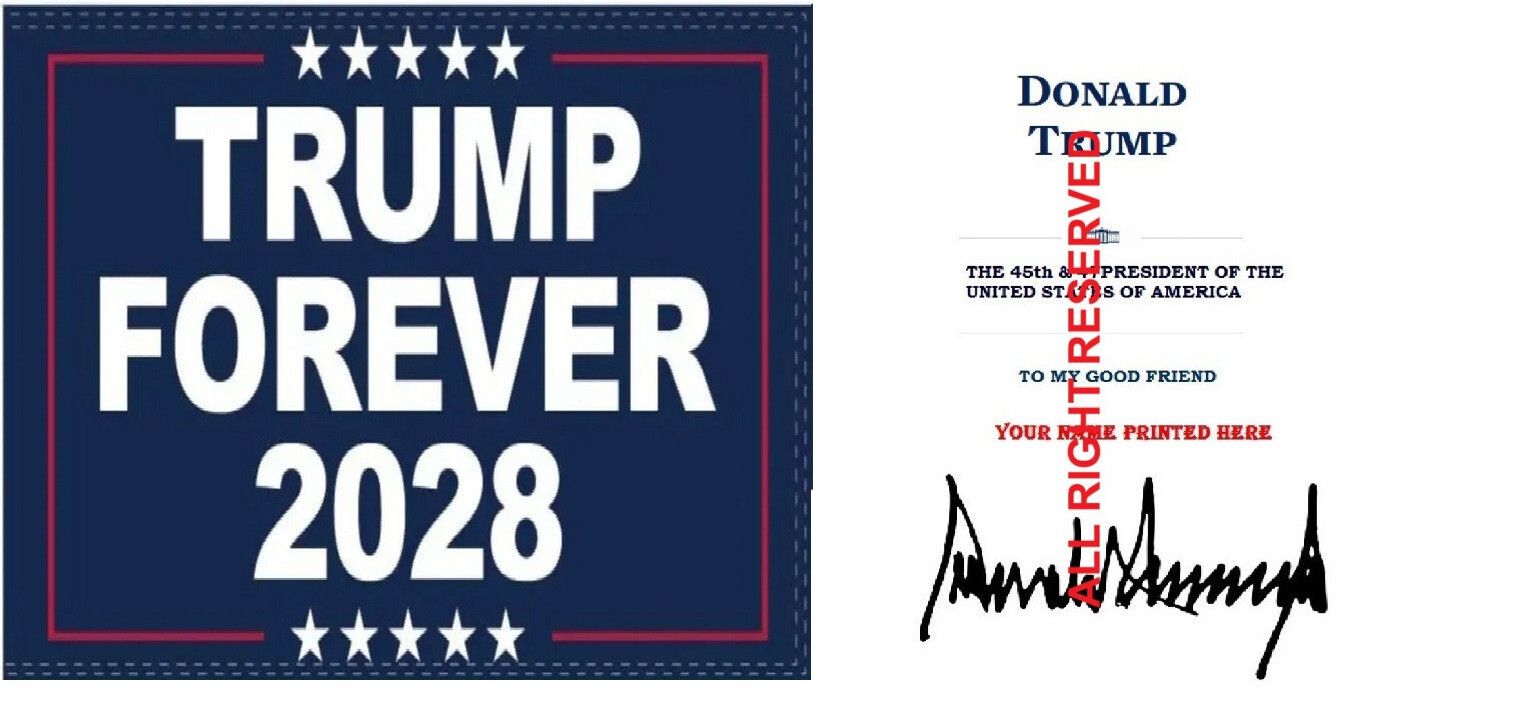 Trump Forever 2028 POSTER 19″x 13″ ON PREMIUM GLOSS PAPER