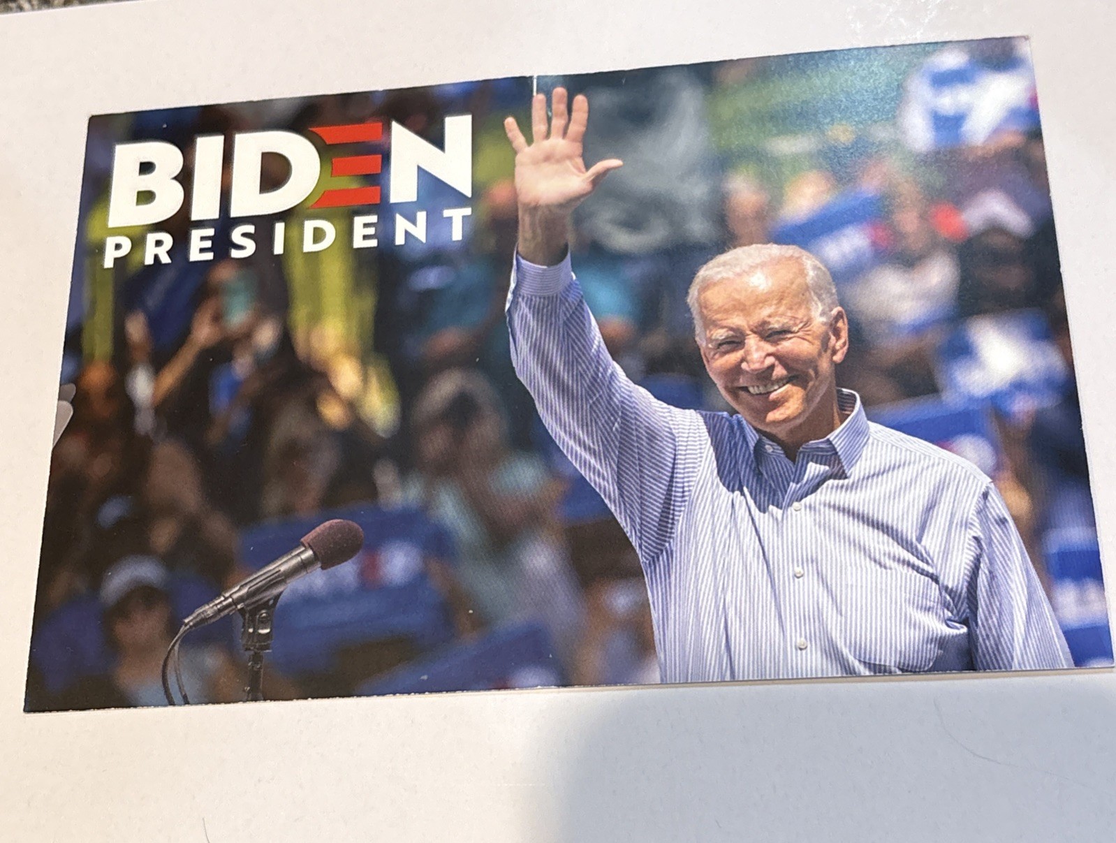 Biden For President 2020 Post Card Promote Joe Biden Campaign For President 2020