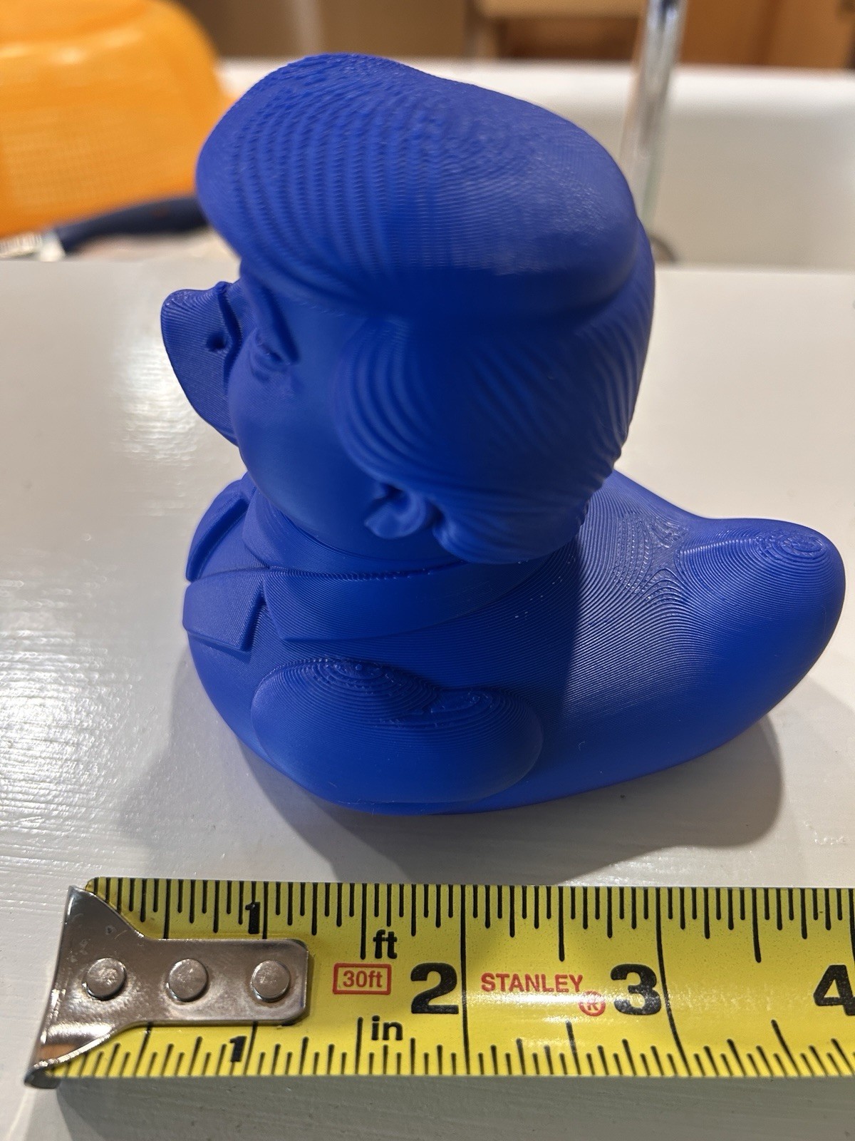 3D Printed President Donald Trump Donald Duck Figure Duck Style Red White Blue