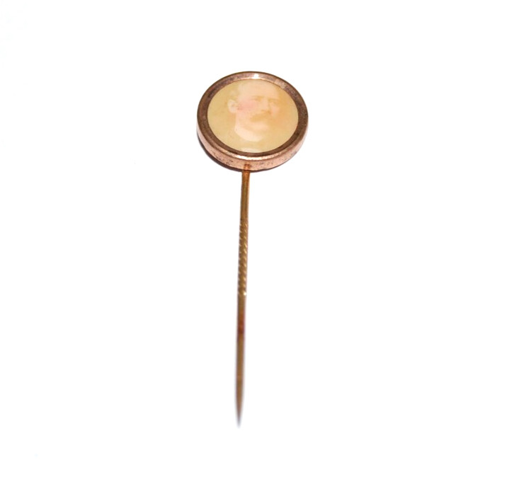 1904 ALTON PARKER STICKPIN campaign pinback button political badge president