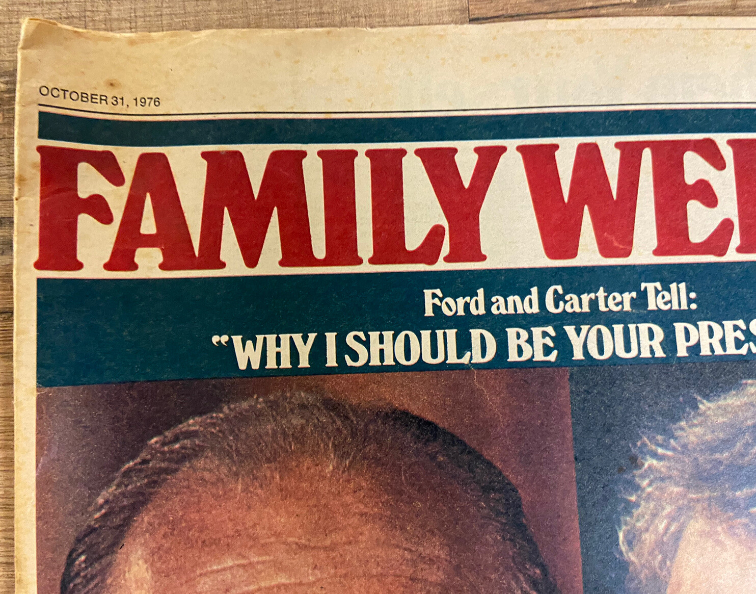 Family Weekly Newspaper October 31 1976 Ford & Carter President Campaign