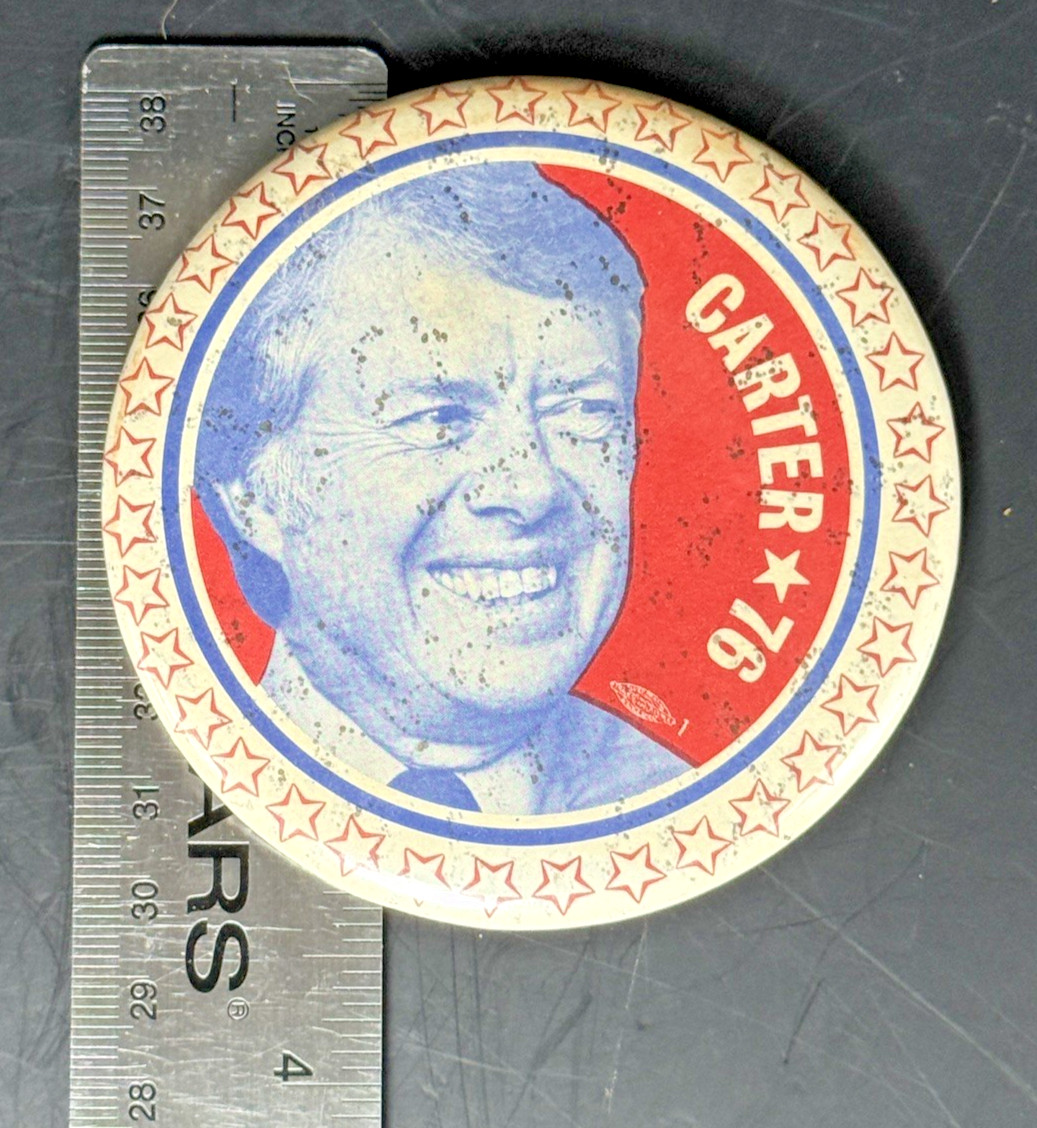Vintage Jimmy Carter 1976 Campaign Button Lot (8) Carter for President