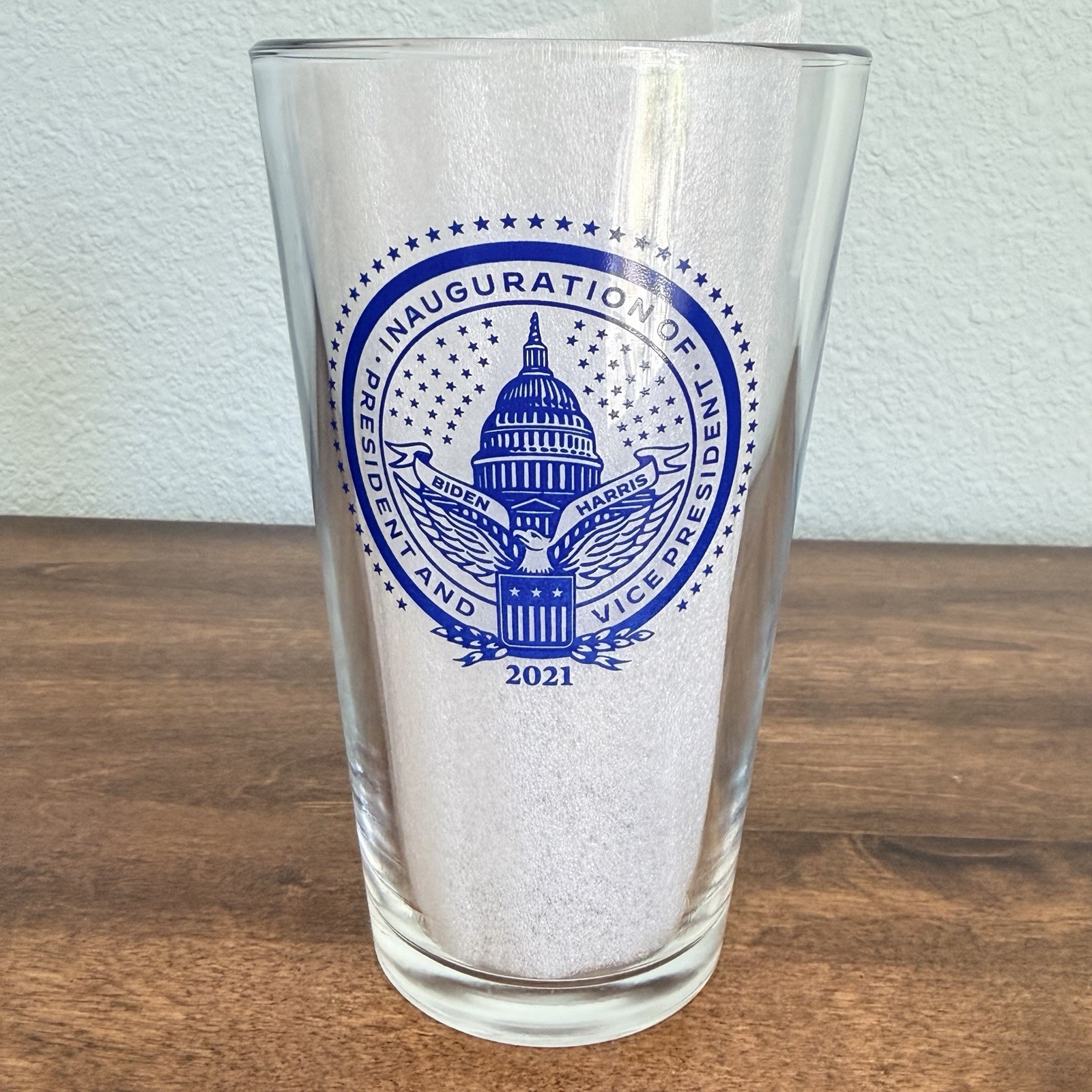 Biden & Harris 2021 Inauguration President and Vice President Pint Glass