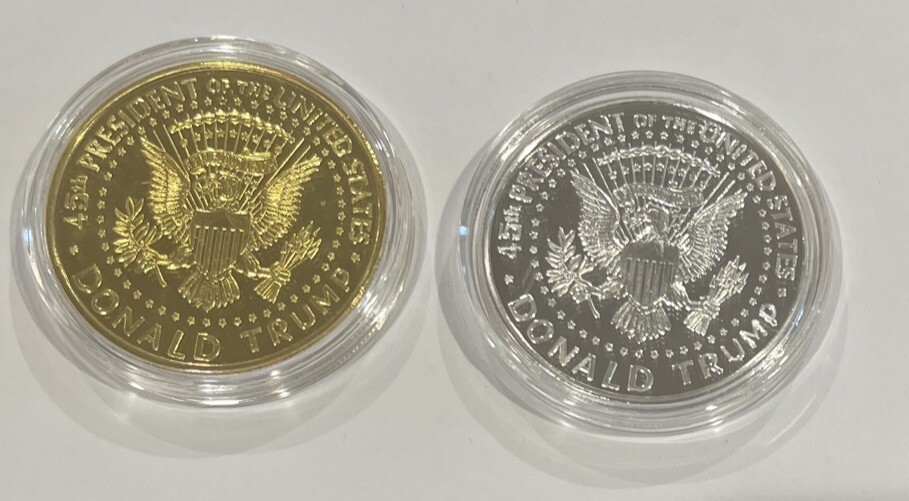 Donald Trump Presidential Coins ~ Lot of 2 ~ 2019