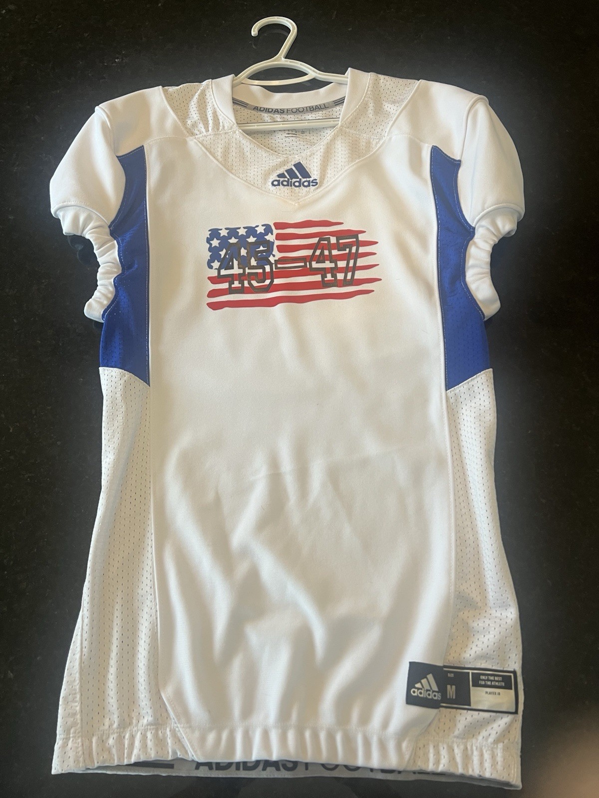 Donald Trump Memorabilia Adidas Football Jersey-Medium