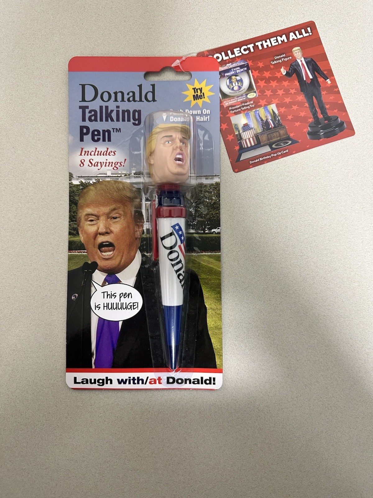 Talking Donald Trump Pen – Collectible Edition – 8 Sayings in His Real Voice