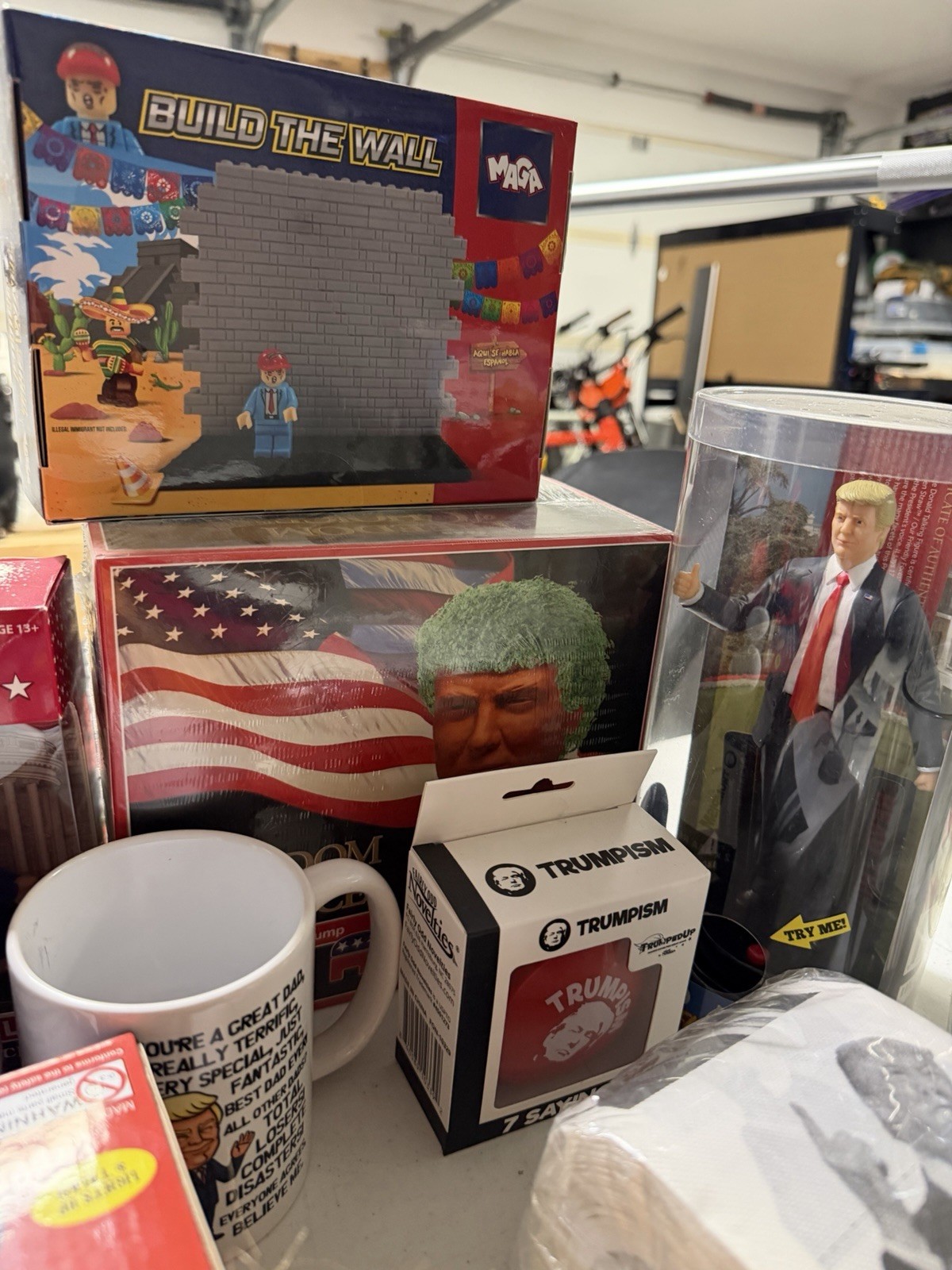 Large President Donald Trump Memorabilia and Novelty Lot Bundle 45-47 USA