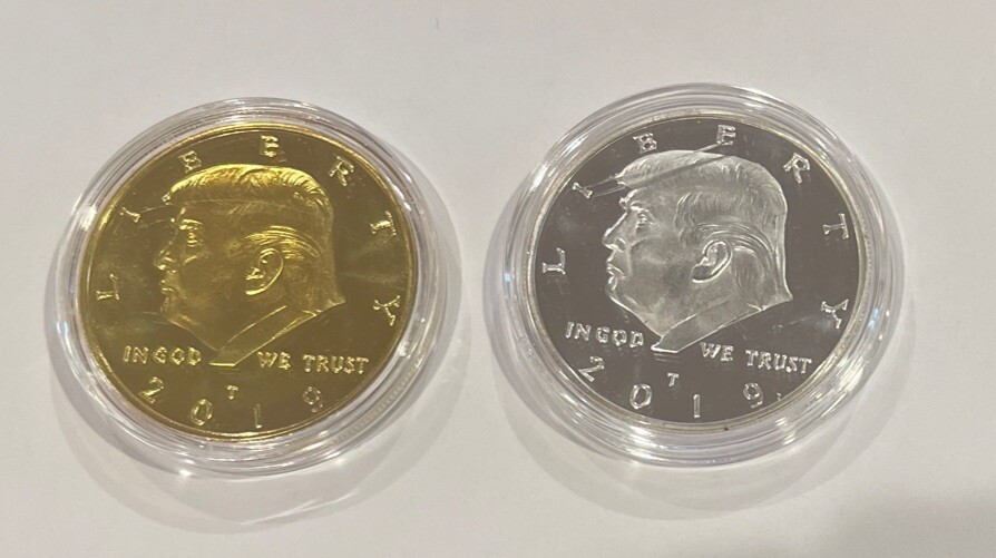 Donald Trump Presidential Coins ~ Lot of 2 ~ 2019