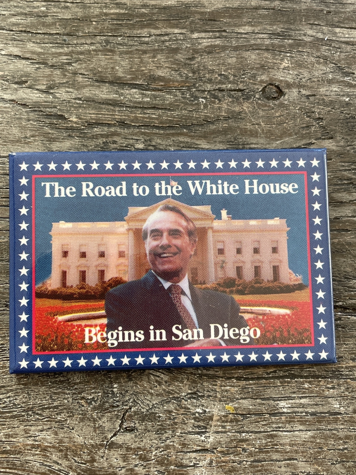 Bob Dole Campaign Button The Road to the White House Begins in San Diego Pin