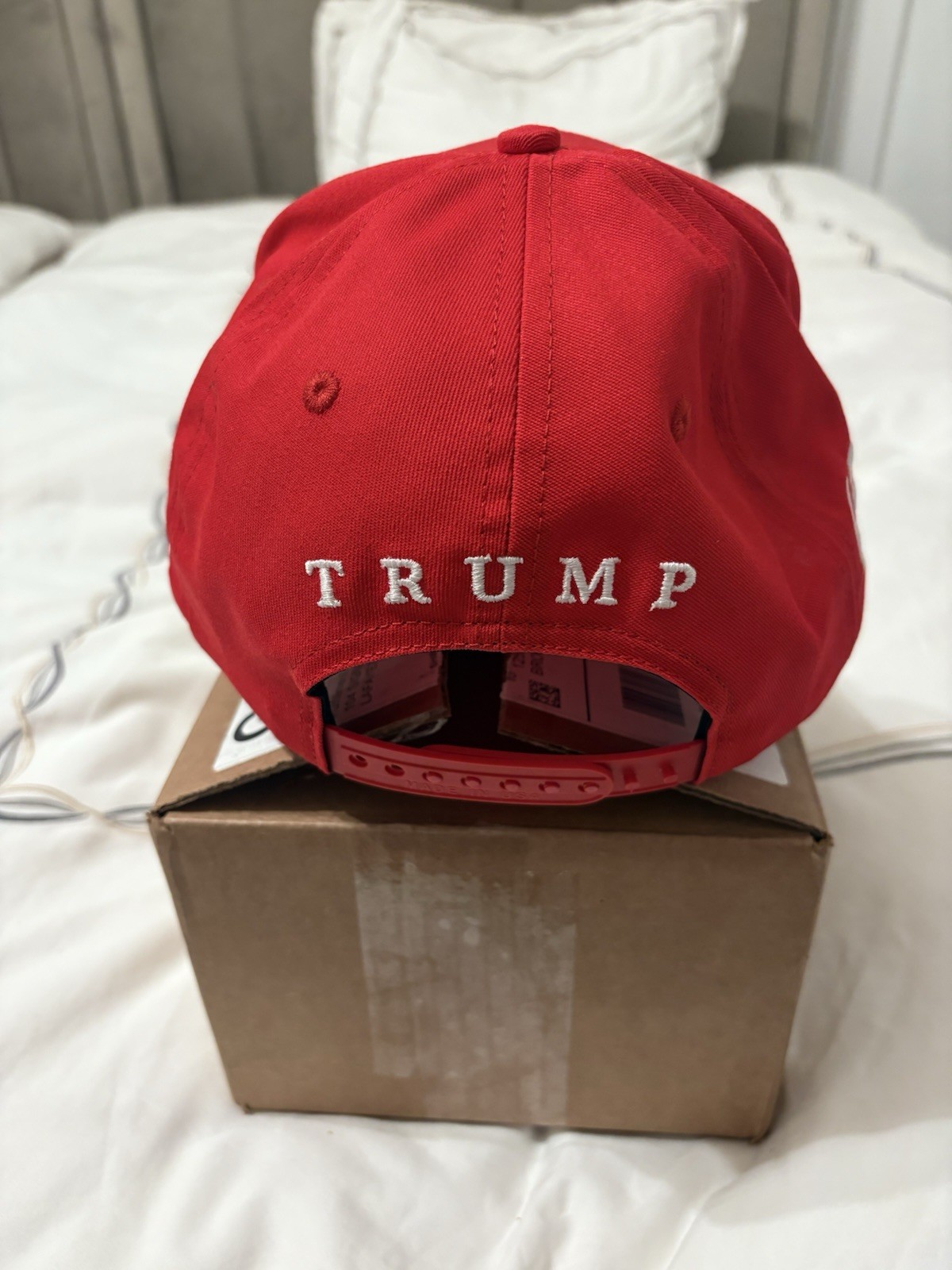 AMERICA IS Back Official Donald Trump RED Cap 45-47 HAT MAGA Cali Fame Authentic