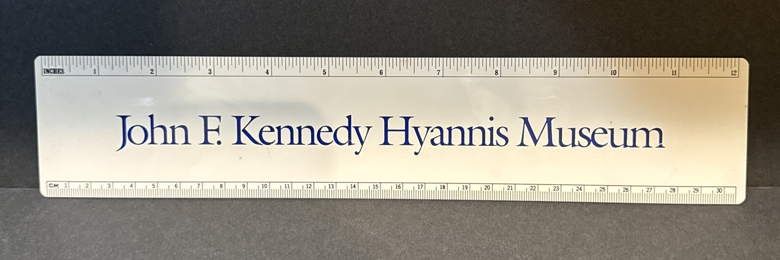 John F. Kennedy Hyannis Museum Ruler 12” Long Presidents of Our Country Rare