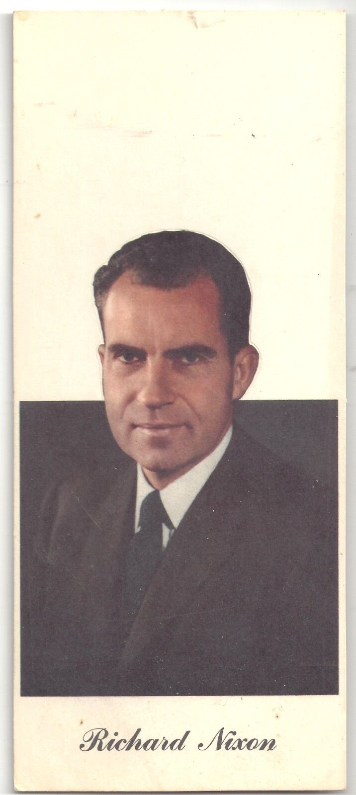 Richard Nixon Portrait Campaign Door Hanger 1960