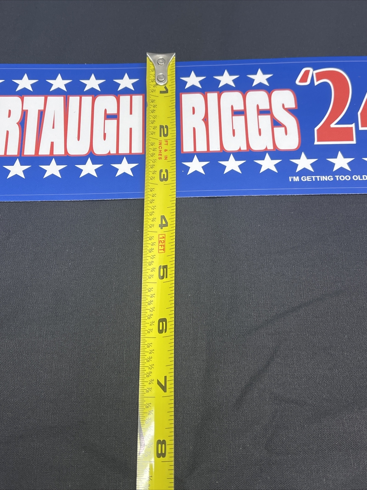 2024 Presidential Election USA Bumper Sticker Murtaugh Riggs Republican Democrat