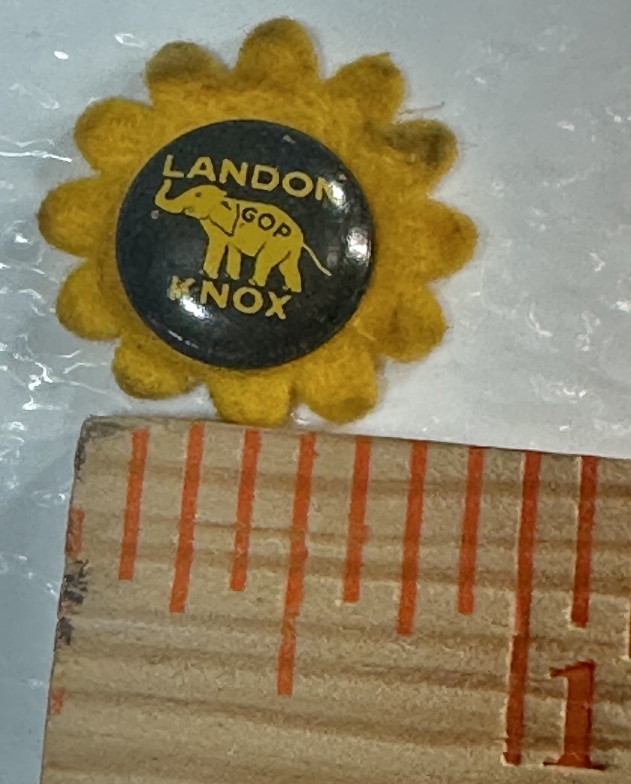 Original 1936 Landon-Knox Campaign -Presidential memorabilia