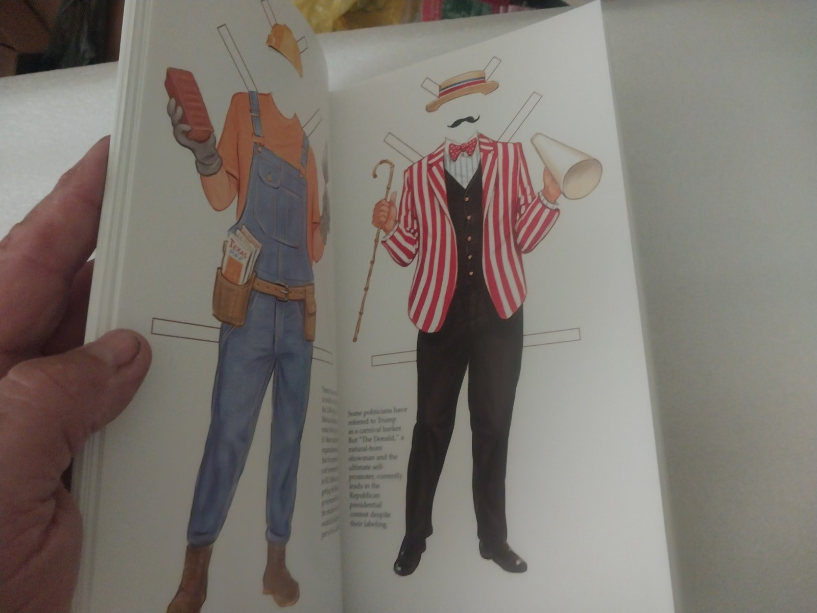 Donald Trump paper doll book by Tim Foley (Collectible Campaign Edition) 2016