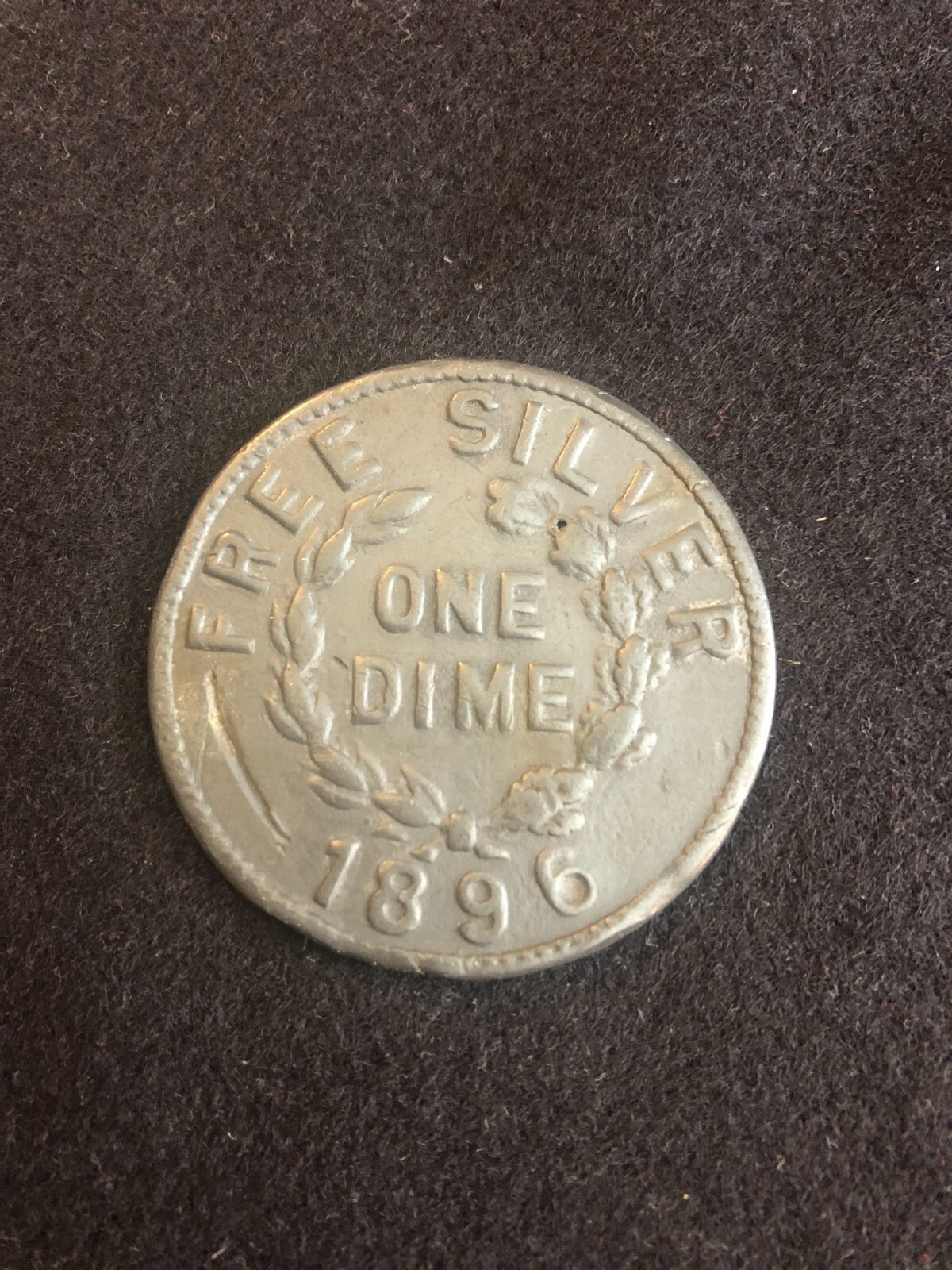 1896 United States Presidential Campaign Token, Also Known As Bryan Money