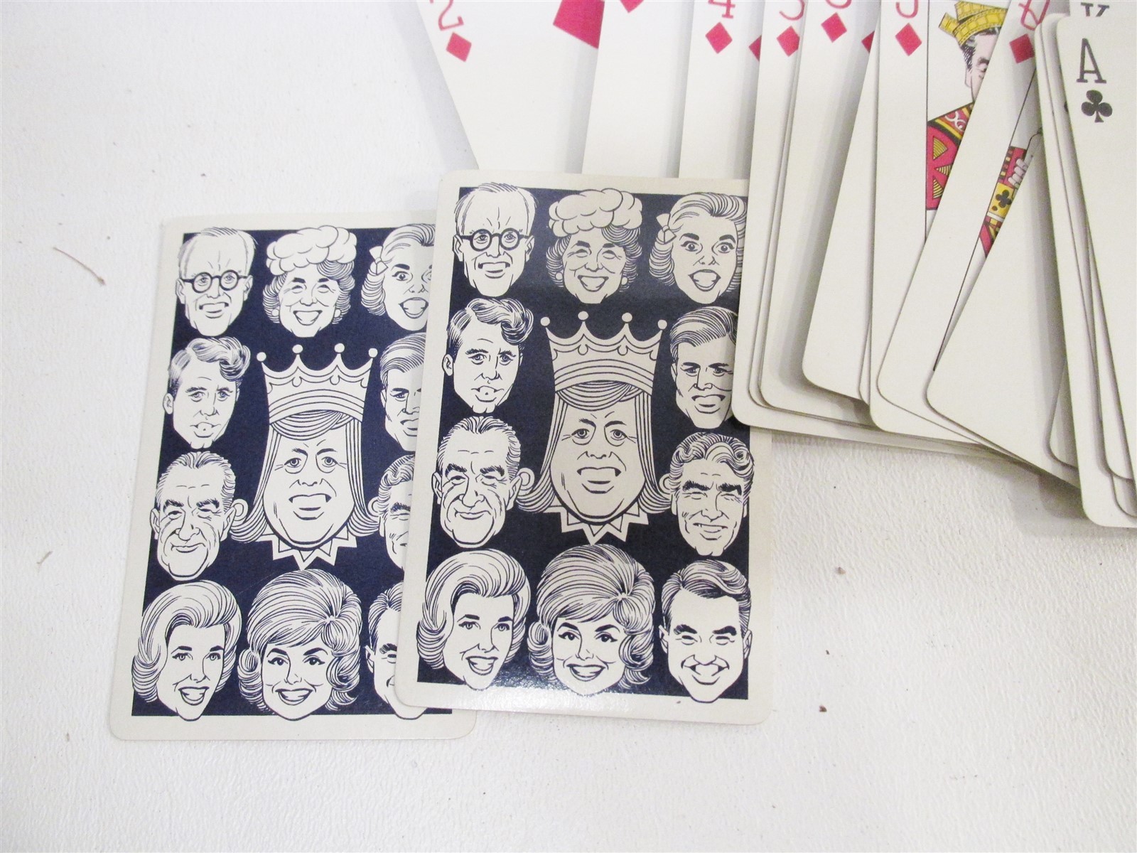 Midcentury John F. Kennedy Kards Deck Playing Cards Humor House