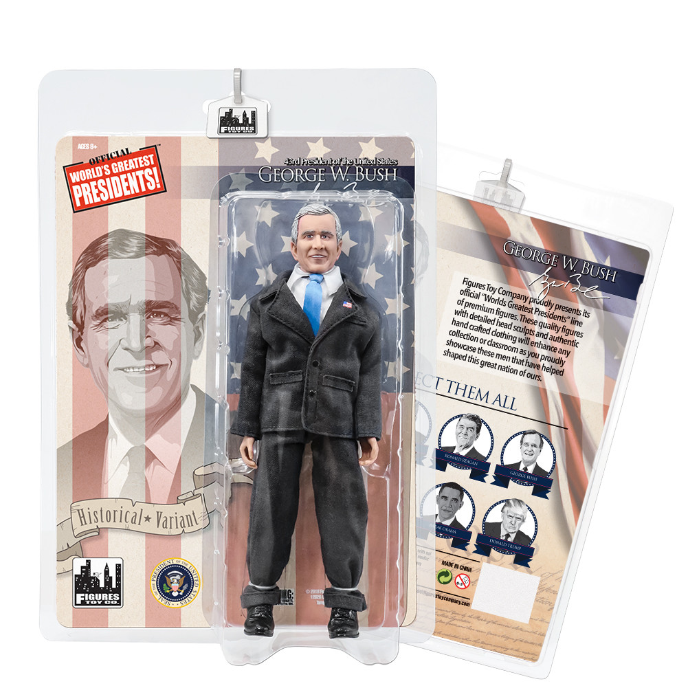 US Presidents 8 Inch Action Figures Series: George W. Bush [Gray Suit Variant]