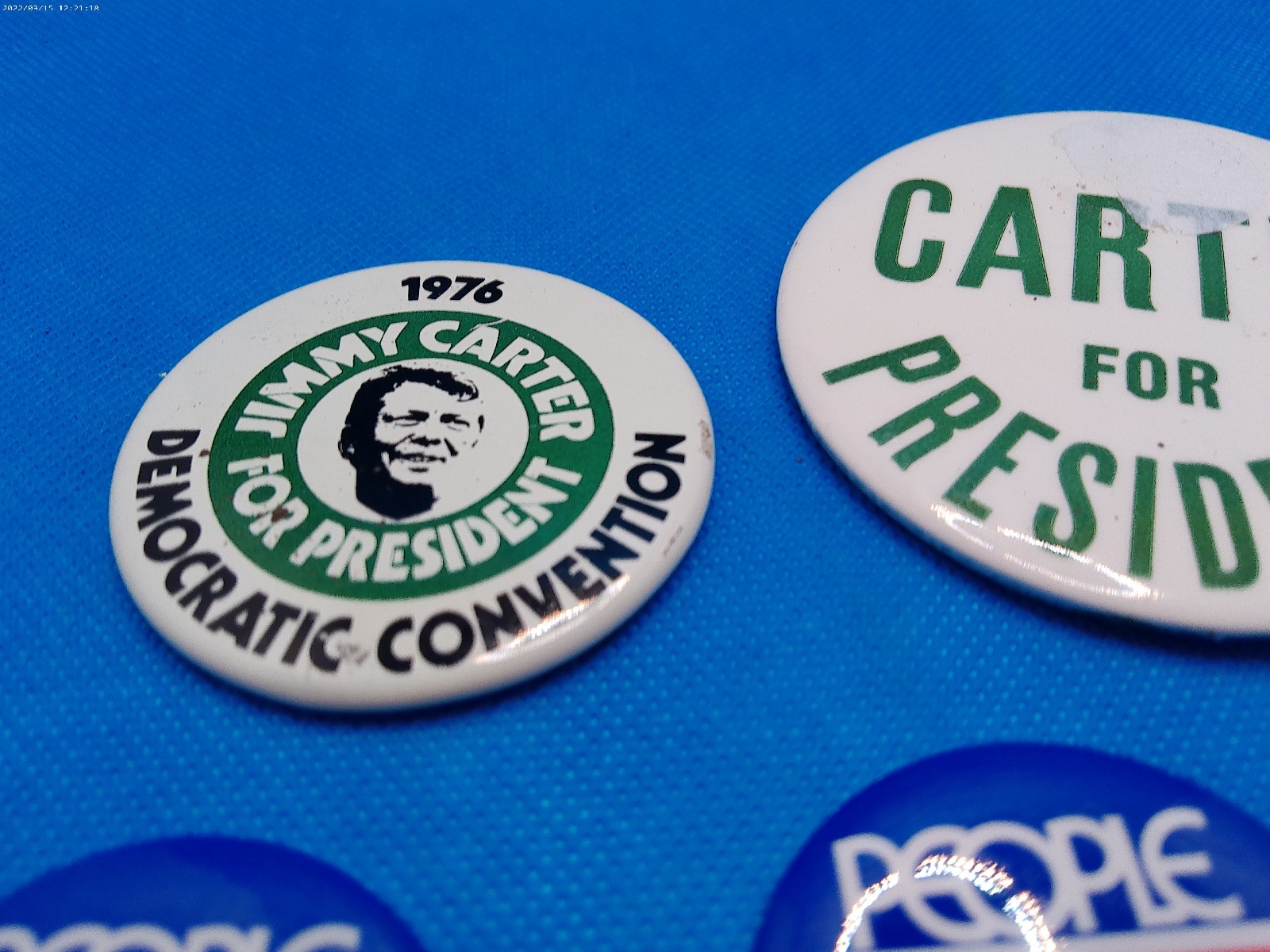Democrat Democratic National Convention 1976 NYC pin Carter Mondale People lot 6